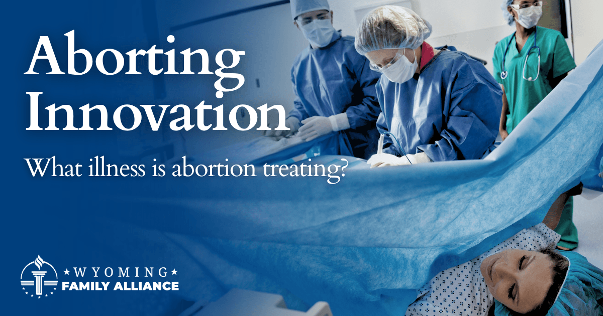 A surgical team gathered around an operating table during fetal surgery.